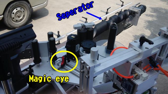 Keo sơn móng tay Máy dán nhãn cho chai tròn 220V 1.5HP 50 / 60HZ