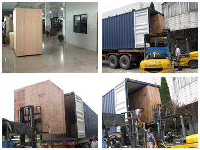 Máy dán nhãn tay co tự động cốc với đường hầm co / máy tạo hơi