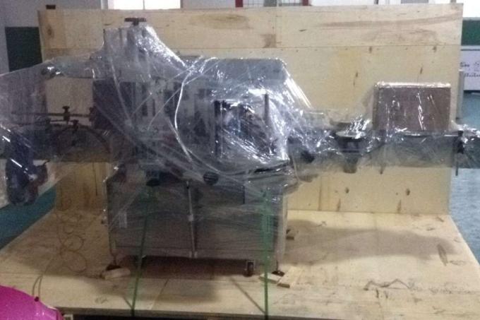 Máy dán nhãn hợp kim nhôm Opp Vial cho chai tròn, máy dán nhãn công nghiệp