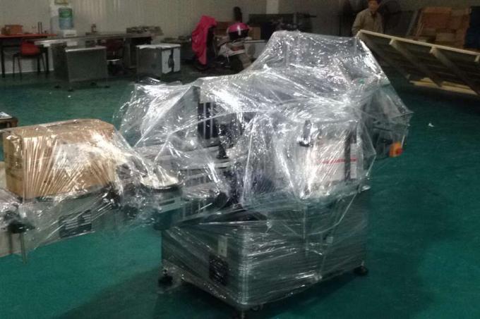 Máy dán nhãn hợp kim nhôm Opp Vial cho chai tròn, máy dán nhãn công nghiệp