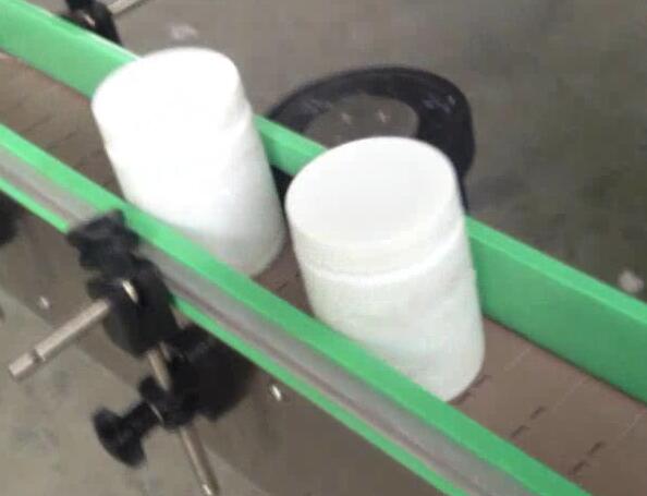 Máy dán nhãn chai tròn, máy đóng chai và dán nhãn cho lọ suger bao quanh