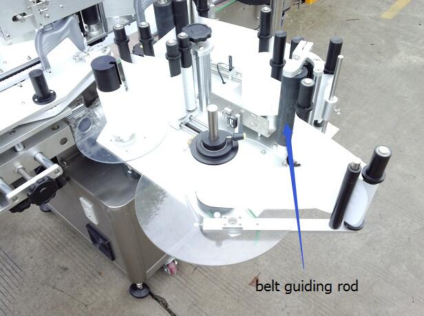 Máy ghi nhãn nhãn dán hai mặt tự động phát hiện đối tượng với bàn xoay