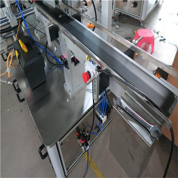 Máy dán nhãn chai vuông tự động ba mặt Loại chạy điện