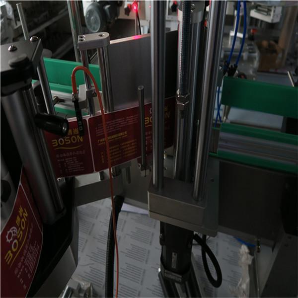 Máy dán nhãn nhãn dán hai mặt cho chai dầu gội và chất tẩy rửa Máy dán nhãn