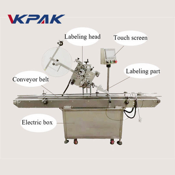 Máy dán nhãn bề mặt phẳng tự động bằng điện Máy dán nhãn nhẹ hơn