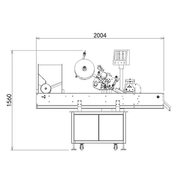Máy dán nhãn lọ hoàn toàn tự động tốc độ cao cho chai nhỏ
