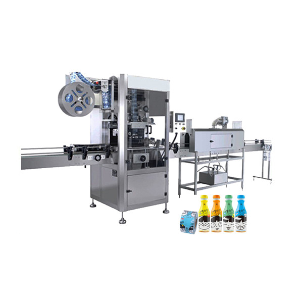 Máy áp dụng tay co cho chai nước nhựa 100 BPM