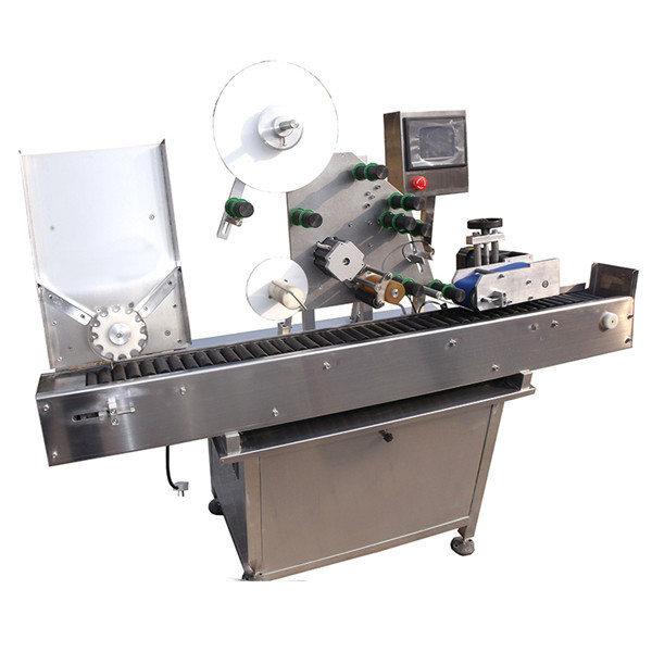 Máy dán nhãn nhãn dán lọ tròn nhỏ với bàn xoay