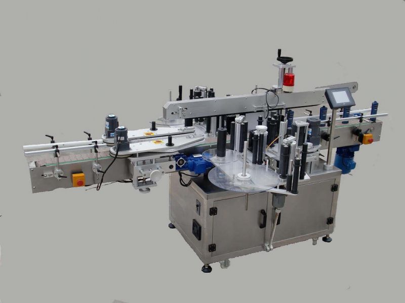 Máy dán nhãn nhãn dán bên Doubel tự động của Trung Quốc với nhà cung cấp thiết bị phân trang và máy mã hóa