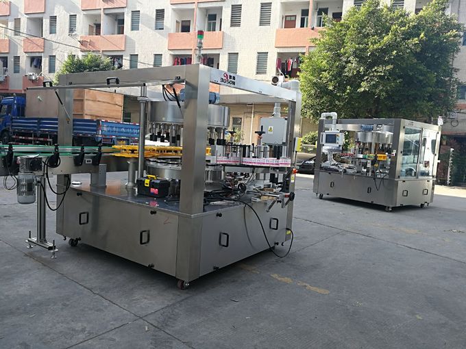 Máy dán nhãn quay trước và sau / Tốc độ cổ và trước 15000B / H Chứng nhận CE