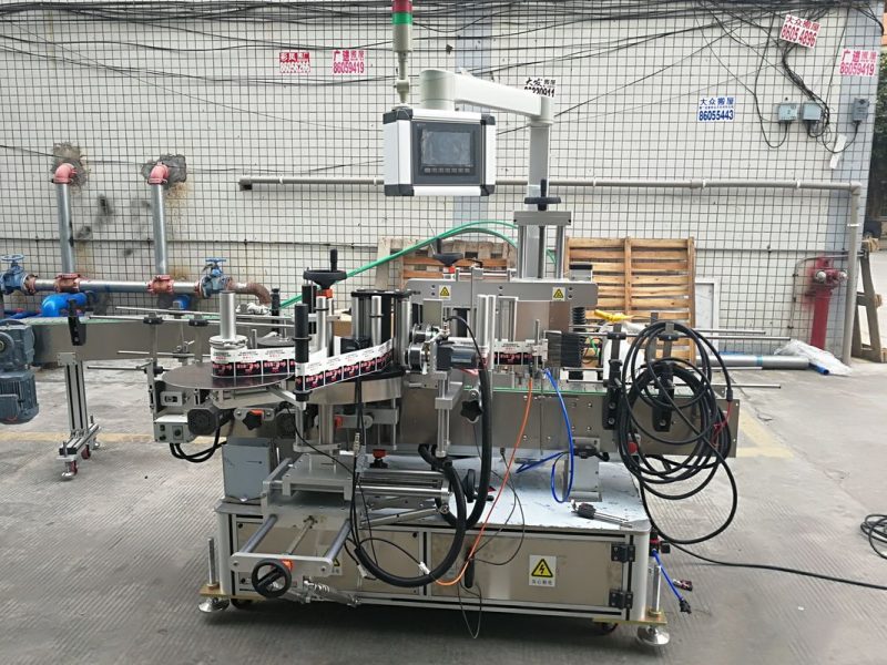 Máy dán nhãn chai phẳng hai mặt chính xác cao Trung Quốc Nhà cung cấp dài 2m