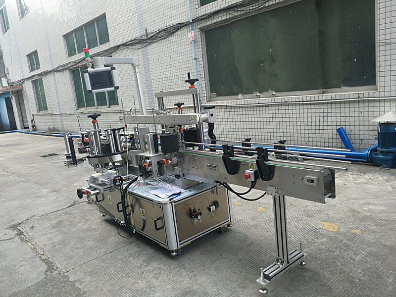 Máy dán nhãn chai hai mặt của Trung Quốc Nhà cung cấp hoàn toàn tự động
